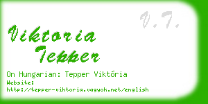 viktoria tepper business card