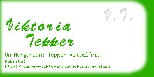 viktoria tepper business card